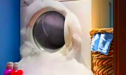 ماذا تفعل إذا كان منظف الغسيل رغويًا؟